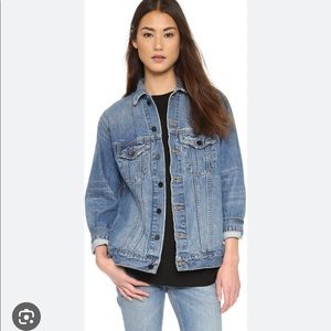 Denim x Alexander Wang Daze Oversized Denim Jacket